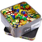 تصویر پونز رنگی جعبه فلزی clips پونز-رنگی-جعبه-فلزی-clips