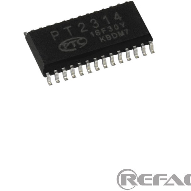 10 Stück PT2314E SOP-28 IC Chip – SMD Audio-Prozessor, SOP28 Gehäuse, Für Stereo-Anwendungen