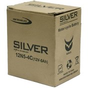 تصویر باتری موتور ۵ آمپر فابریک هوندا ۱۲۵ silver Silver