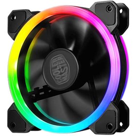 تصویر خنک کننده کیس کامپیوتر کولر مستر مدل مسترفن MF120 S2 Cooler Master MasterFan MF120 S2 Case Cooler