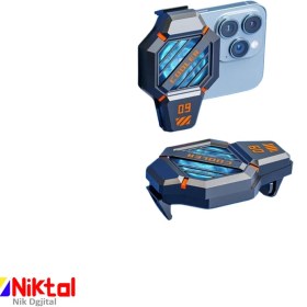 تصویر فن خنک‌کننده موبایل DY09 | با نصب گیره‌ای و قابل حمل 