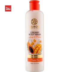 تصویر شامپو بدن کرمی حاوی پاپایا و انبه 300میل دیلمون Dilmon Creamy Body Wash With Papaya And Mango 300ml