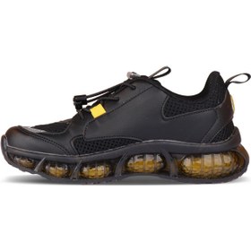 تصویر کفش ورزشی سیاه فیلون با رویه ذرت برند vicco Corn Booties Phylon Sneakers Black