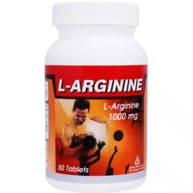 تصویر قرص ال آرژنین 1000 میلی گرم دانا بسته 50 عددی 