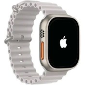 تصویر ساعت هوشمند طرح اپل واچ اولترا2 سری 9 لوگو | ULTRA2 LOGO 