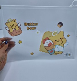 تصویر پوشه طلقی زیپ دار 