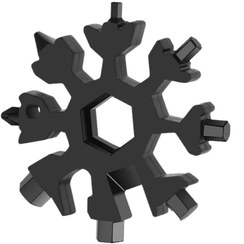 تصویر آچار همه کاره ۱۸ کاره مدل دانه برفی و خورشیدی 