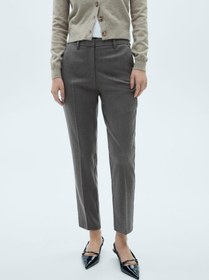 تصویر شلوار باریک با قد متوسط برند mango Mid-Rise Skinny Trousers