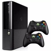 تصویر کنسول بازی ایکس باکس Xbox 360 super slim دو دسته کارکرده استوک (stock) فول بازی Xbox 360