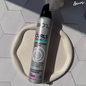 تصویر موس مو حالت دهنده با قدرت بالا بیول 200 میل Biol 200 ml hair styling mousse with high power