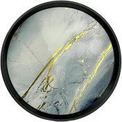 تصویر سينی گرد طرح سنگ درجه يک رايکا 