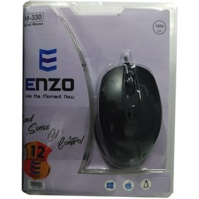 تصویر موس باسیم انزو مدل M-330 ENZO M-330 Wired Mouse