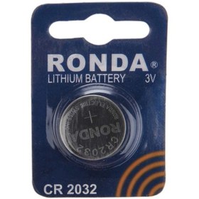 تصویر باتری سکه ای روندا مدل CR2032 