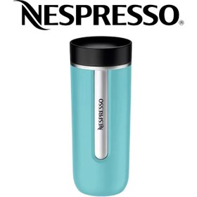 تصویر تراول ماگ نوماد نسپرسو سایز بزرگ (آبی آبرنگی 540 میل) جدید، Nomad Travel Mug Aquarelle 