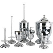 تصویر ست سرویس بهداشتی 7 تکه دلفین مدل Paso-C | استیل | 