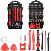 تصویر ست پیچ گوشتی ۱۱۵پارچه موبایلی و ساعتی 