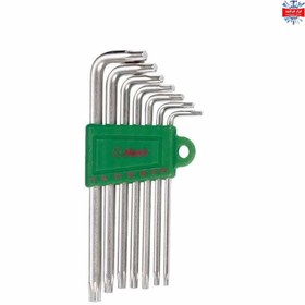 تصویر آچار آلن ستاره ای هنس ۹پارچه Hex Key