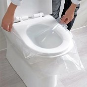 تصویر کاور توالت فرنگی یکبار مصرف بسته 10 عددی 