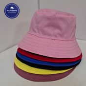 تصویر کلاه باکت دورو کتان زنانه و مردانه 