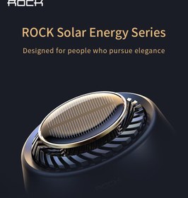 تصویر خوشبوکننده ماشین خورشیدی راک مدل RAM0021 Rock Fashion Style Solar Energy Car Mounted Fragrance RA0021