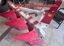 تصویر گاو آهن ۳ خیش برند محمد زاده با قوطی تقویت شده 