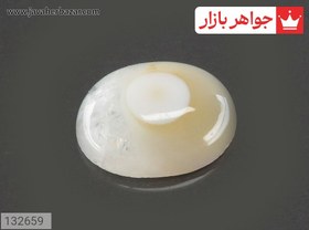 تصویر نگین عقیق هندی باباقوری زیبا کد 132659 