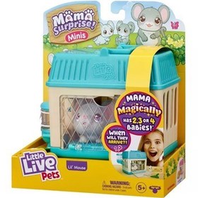 تصویر عروسک رباتیک موش موشک ماما سورپرایز Little Live Pets سری Mini مدل Moose - Little Live Pets - Mama Surprise Minis - Lil Mouse_عروسک رباتیک 