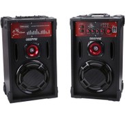 تصویر اسپسکر و بلندگوهای حرفه ای جیپاس مدل GMS8425 Geepas 6.5" 2- Channel Professional Speakers