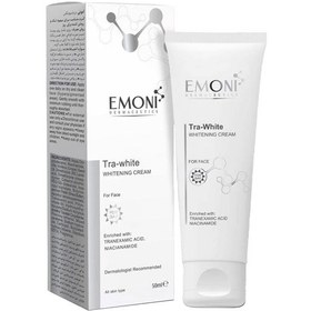 تصویر کرم ضد لک روز ترا وایت امونی حجم 50 میل Emoni Tra White Whitening Cream For Day 50ml