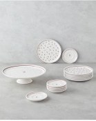 تصویر بشقاب مجموعه شیرینی های سرامیکی یکپارچهسازی با سیستمعامل 13 قطعه 6 نفر رنگارنگ انگلیش هوم English Home 