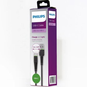 تصویر کابل تایپ سی Philips Dlc1530c 1.2m Philips Dlc1530c Type-c Cable 1.2m