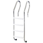 تصویر نردبان استخری مدل کلاب 4 پله (پله پلاستیکی) 