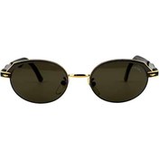 تصویر عینک آفتابی مشکی طلایی Sting 4046 