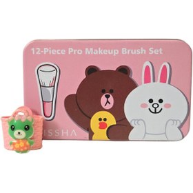 تصویر ست براش 12 تکه میشا متفرقه Misha Brush Set 12pcs