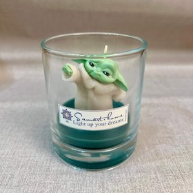 تصویر Baby yoda candles 