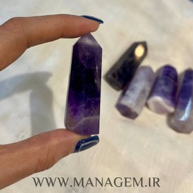 تصویر منشور سنگ آمیتیست 