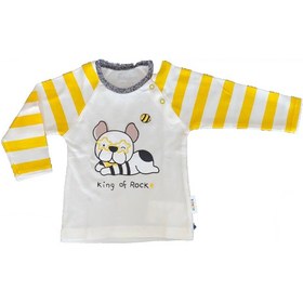 تصویر بلوز آستین بلند چاپ سگ بیبی ناز Babyenaz Printed Dog Long Sleeve Tshirt