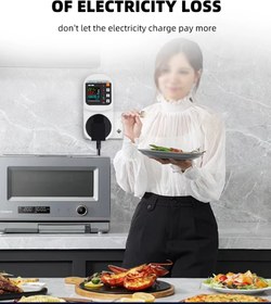 تصویر محافظ هوشمند WiFi مدل 16EL (Smart plug) Tuya WiFi Smart Plug 16A