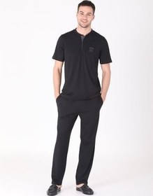 تصویر ست پیژامه مردانه چهار لباس خواب اورجینال D'S Damat 