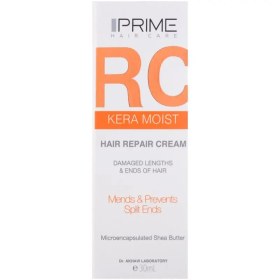 تصویر کرم ترمیم کننده مو پریم مدل RC Kera Moist مناسب موهای خشک و آسیب دیده حجم 30 میلی لیتر Prime RC Hair Repair Cream