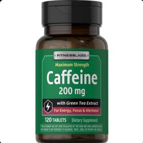 تصویر قرص کافئین فیتنس caffeine tablets fitnesslabs