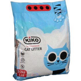 تصویر خاک گربه کیکو ساده 5 و 10 کیلویی (فروش فقط در تهران) kiko blue Cat Litter 10kg