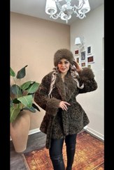 تصویر پالتو پوست پلنگی 