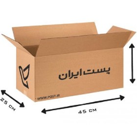 تصویر کارتن پستی سایز ۶ طرح پست ایران (3لایه و 5لایه) Post Iran carton size 6