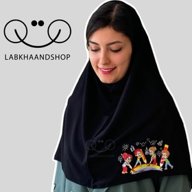 تصویر مقنعه چاپی 64 