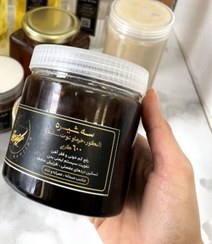 تصویر سه شیره امین، ترکیب شیره انگور، خرما و توت سفید صد در صد طبیعی وزن خالص ۴۵۰ گرم، زوج مناسب برای ارده 