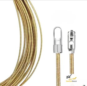 تصویر فنر سیم کشی سرغلطکی استیل 30 متری 4mm استیل 30 متری