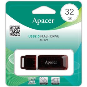 تصویر فلش مموری اپیسر مدل ای اچ 321 با ظرفیت 32 گیگابایت AH321 32GB USB 2.0 Flash Memory