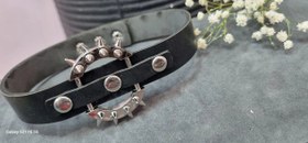 تصویر چوکر چرم مصنوعی تینجری 