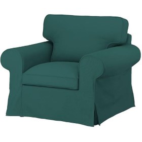 تصویر مبل راحتی سه نفره ایکیا مدل EKTORP کِرم Sofa 3 person